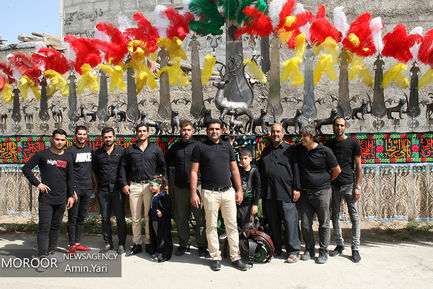 مراسم عزاداری عاشورای حسینی در محله فیروز بهرام