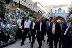 بازگشایی محور گلبازخان و آغاز عملیات پروژه ارگ در کرمان با حضور استاندار