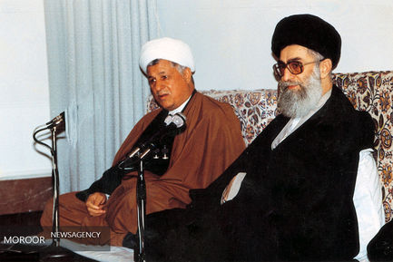تصاویری از آیت‌الله هاشمی رفسنجانی در کنار مقام معظم رهبری