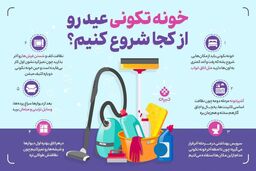 خونه تکونی عید رو از کجا شروع کنیم؟

