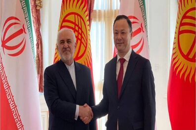 ظریف با همتای قرقیزستانی‌ اش دیدار کرد