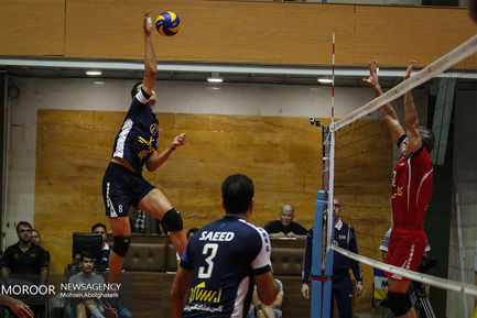  لیگ برتر والیبال دیدار تیمهای پیکان تهران و خاتم اردکان