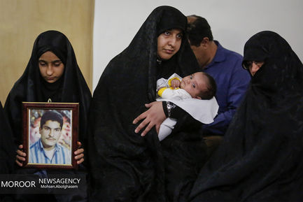 مراسم چهلم شهدای حمله تروریستی مجلس