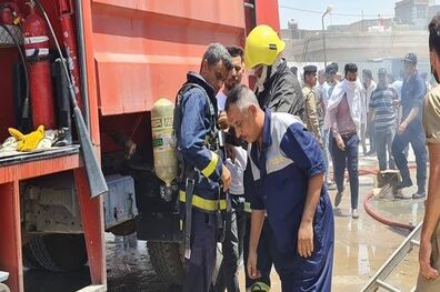 آتش‌سوزی در بیمارستان دولتی «شهید فیروز» در عراق