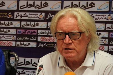 نشست خبری شفر پس از دیدار مقابل نفت