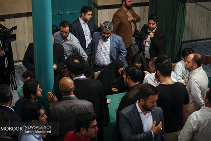 ساعات اولیه انتخابات در حسینیه جماران
