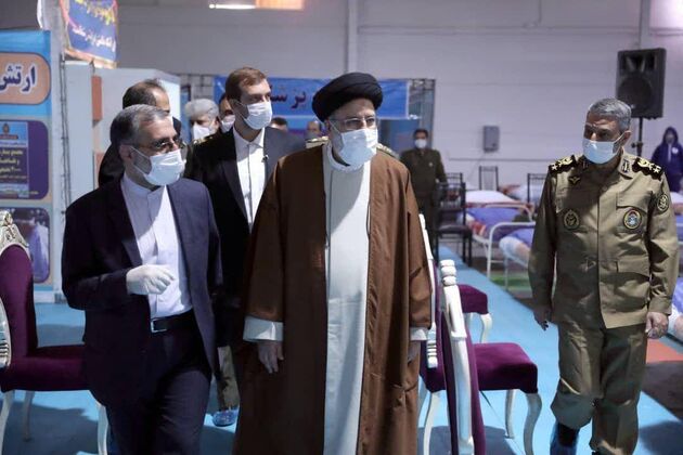 بازدید آیت الله رئیسی از مجتمع بیمارستانی و نقاهتگاه ۲ هزار تختخوابی ارتش