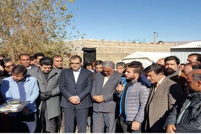  مراسم کلنگ زنی خانه بهداشت کرمانشاه باحضور سالار عقیلی و کیانوش رستمی افتتاح شد 
