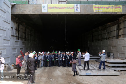 بازدید شهردار از پروژه های عمرانی شهر تهران