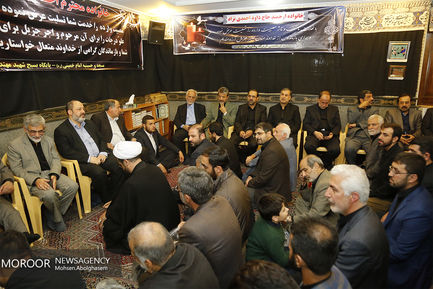 مراسم ختم برادر محمود احمدی نژاد
