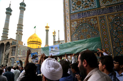 پیکر مطهر 6 شهید مدافع حرم در قم تشییع می‌شود