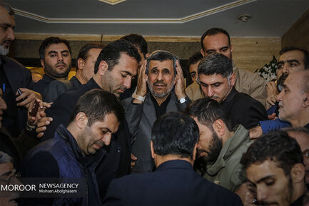 مراسم ختم برادر محمود احمدی نژاد