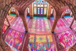 عکس/ معماری مسحورکننده مسجد نصیرالملک

