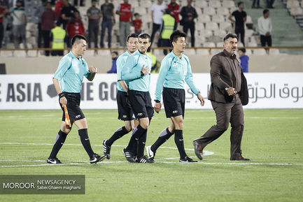 حاشیه دیدار تیم های فوتبال پرسپولیس ایران و الوحده امارات