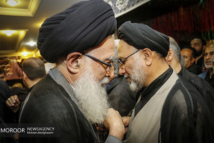 مراسم ختم برادر محمود احمدی نژاد