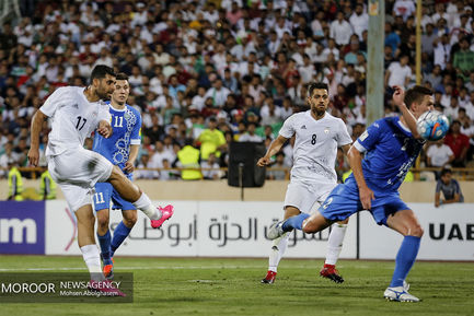 دیدار تیم های ملی فوتبال ایران و ازبکستان