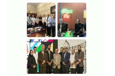 بازدید مدیران شبکه نسیم از پشت صحنه برنامه های این شبکه