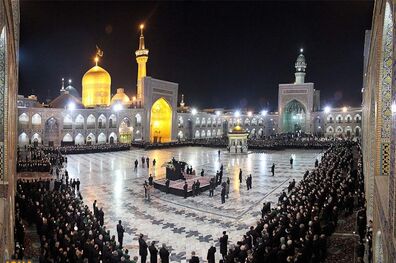 اعلام برنامه های عزاداری حرم مطهر رضوی در شب 28 صفر