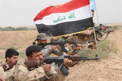 حمله توپخانه ای حشد شعبی به مواضع داعش