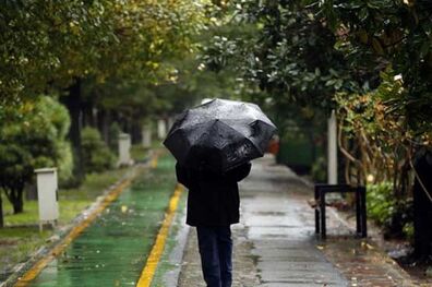 بارش باران در برخی از استان های کشور