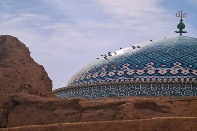 عکس/ گنبد مدرسه رکنیه یزد
