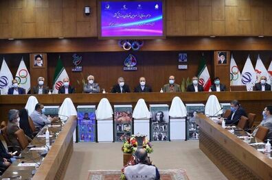 مراسم رونمایی از تندیس ۶ چهره ورزشی برگزار شد