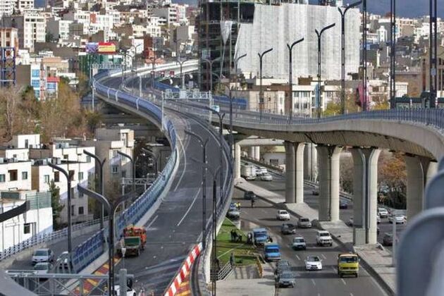 مدل تردد در بزرگراه صدر و تونل نیایش تغییر کرد