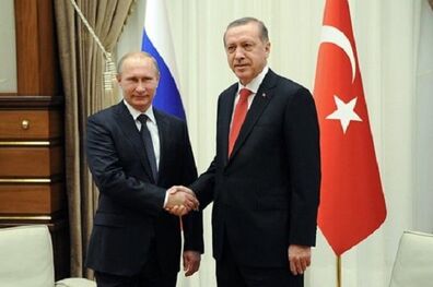 پیام تبریک پوتین به اردوغان