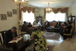 گشایش دفتر یادبود بزرگداشت شهدای حادثه تروریستی تهران در سفارت ایران در امان