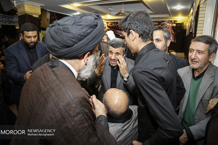 مراسم ختم برادر محمود احمدی نژاد