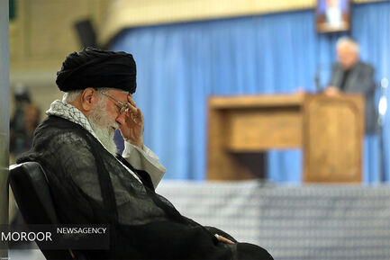 مراسم سوگواری امام علی (ع) با حضور مقام معظم رهبری