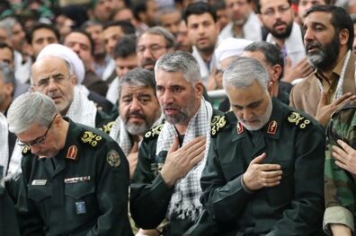 حضور قاسم سلیمانی در دیدار امروز با رهبرانقلاب/عکس