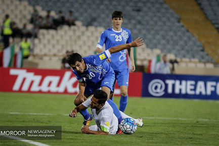 دیدار تیم های ملی فوتبال ایران و ازبکستان
