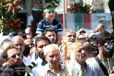 تشییع پیکر ۱۵۰ شهید دفاع مقدس