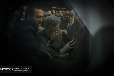 مراسم ختم برادر محمود احمدی نژاد