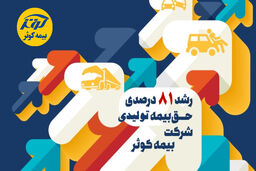 رشد 81درصدی حق‌ بیمه‌ های تولیدی بیمه کوثر