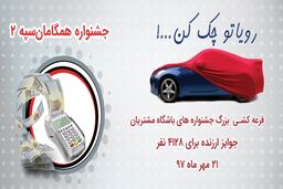 اعلام اسامی برندگان قرعه کشی بزرگ جشنواره های باشگاه مشتریان بانک سپه به زودی