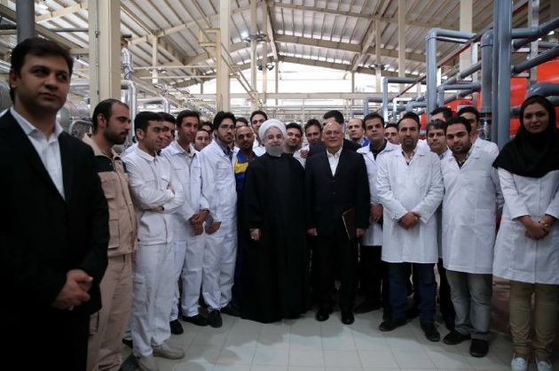 بهره برداری از بزرگترین پالایشگاه غلات خاورمیانه با حضور رئیس جمهور