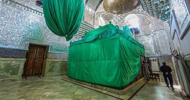 ضریح حرم امامین جوادین (ع) به دلیل عملیات بازسازی بسته شد
