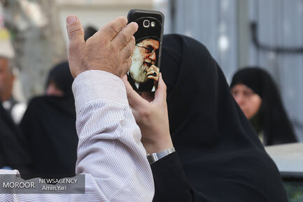 تشییع پیکر شهید مدافع حرم محمد جنتی