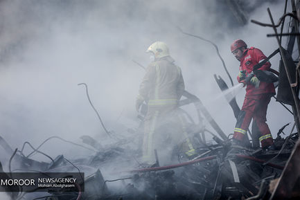 هفتمین روز آواربرداری ساختمان پلاسکو