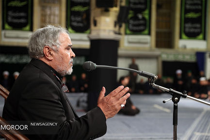 مراسم عزاداری شب عاشورای حسینی با حضور مقام معظم رهبری
