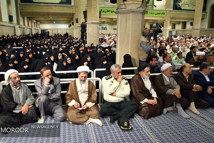دیدار مسئولان، کارگزاران و دست‌اندرکاران حج با مقام معظم رهبری