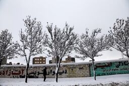  غافلگیری اردبیلی ها با برف پاییزی