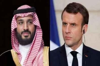 تماس تلفنی امانوئل ماکرون با ولیعهد عربستان