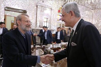 علی لاریجانی با بوزکر دیدار کرد