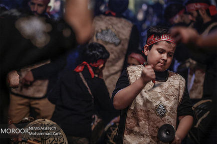 مراسم عزاداری شب عاشورای حسینی در هییت هنر