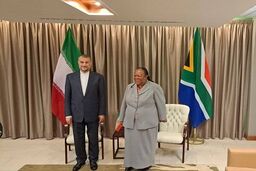 دیدار امیرعبداللهیان با وزیر روابط بین‌المللی آفریقای جنوبی