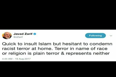 انتقاد ظریف از دونالد ترامپ