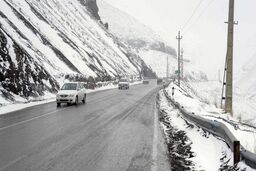 برف و باران در جاده‌های ۹ استان کشور